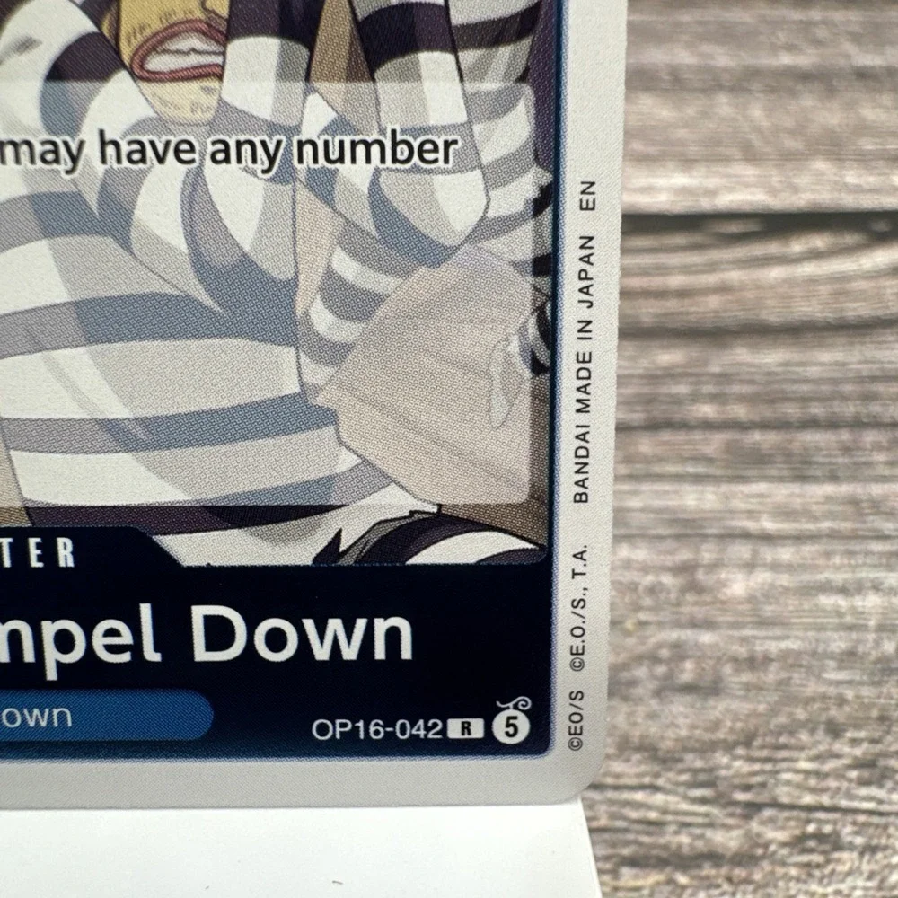 Prisoner of Impel Down OP16-042 R The Time of Battle One Piece Foil